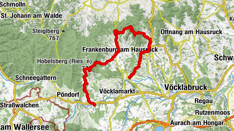 Frankenmarkt - Ampflwang - Redl-Zipf