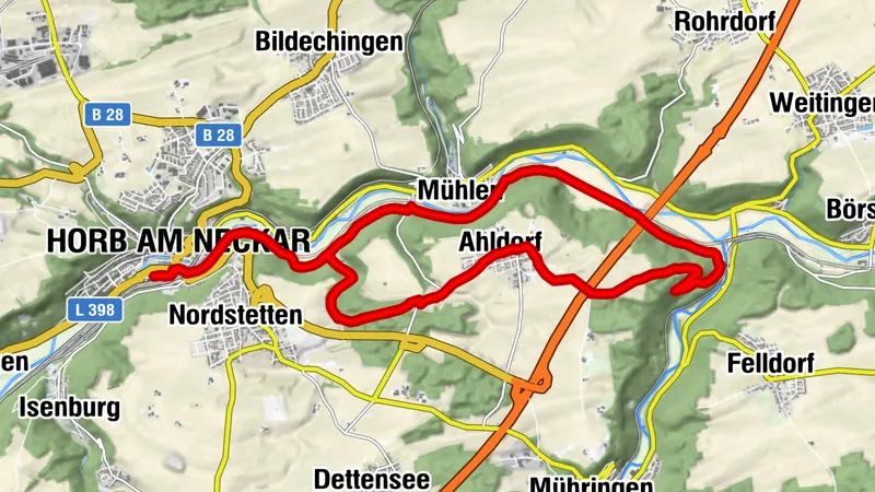 Wanderung im und am Neckartal