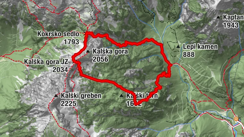 Žagana peč-Kalška-g-Kokrsko s. - Žagana peč