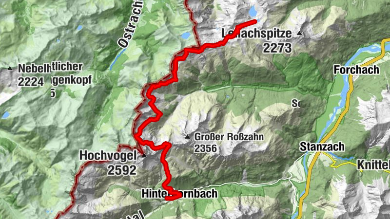 Landsberger Hütte- Hinterhornbach