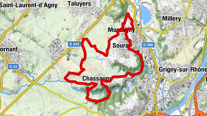 MTB Route 231 - Les Landes de Montagny
