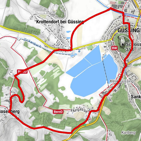 Hiking in the wine idyll: Güssing - Rosenberg circular route