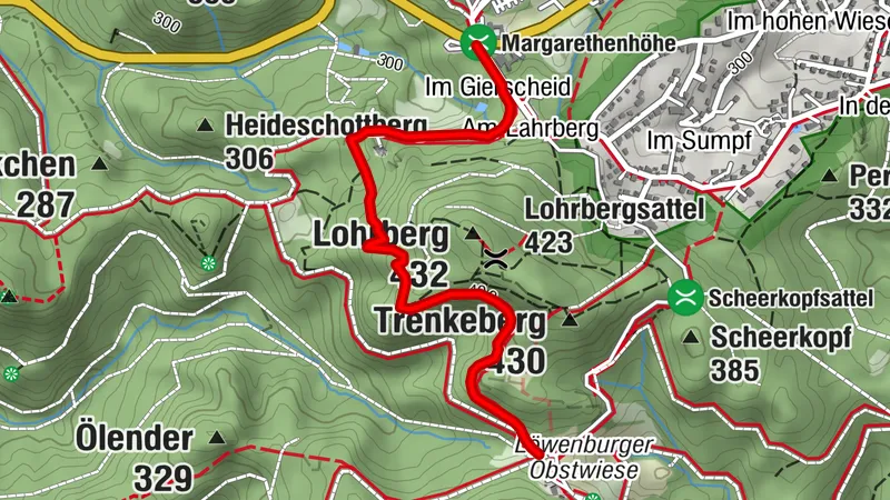 Zuweg Königswinter_P Margarethenhöhe