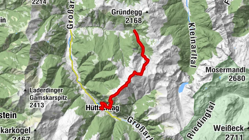 Kammwanderung vom Elmautal nach Hüttschlag