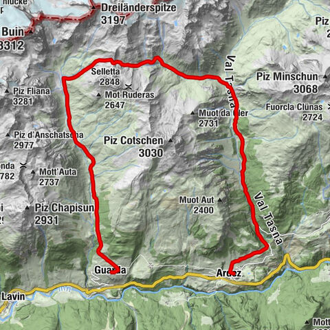 Guarda – Chamonna Tuoi – Furcletta – Alp Valmala – Ardez