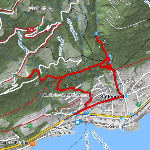Finsterbach Waterfalls - Circular route