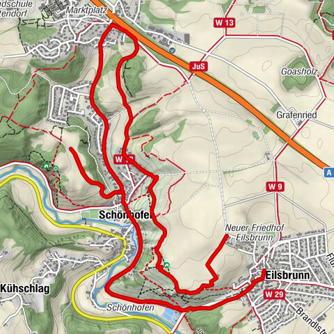 Eilsbrunn - Alpinensteig