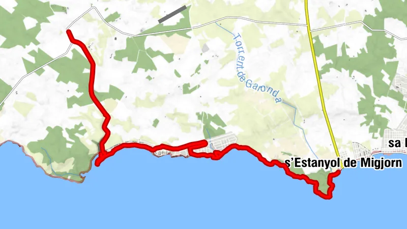 Küstenwanderung zur Cala Pi