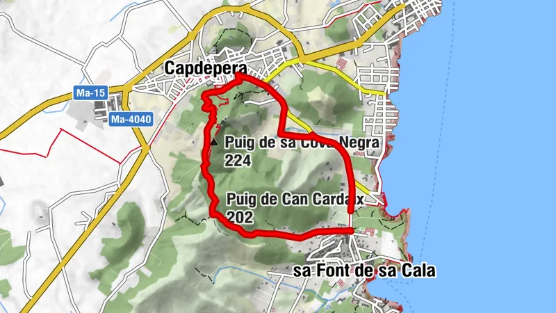 Rund um den Puig de sa Cova Negra