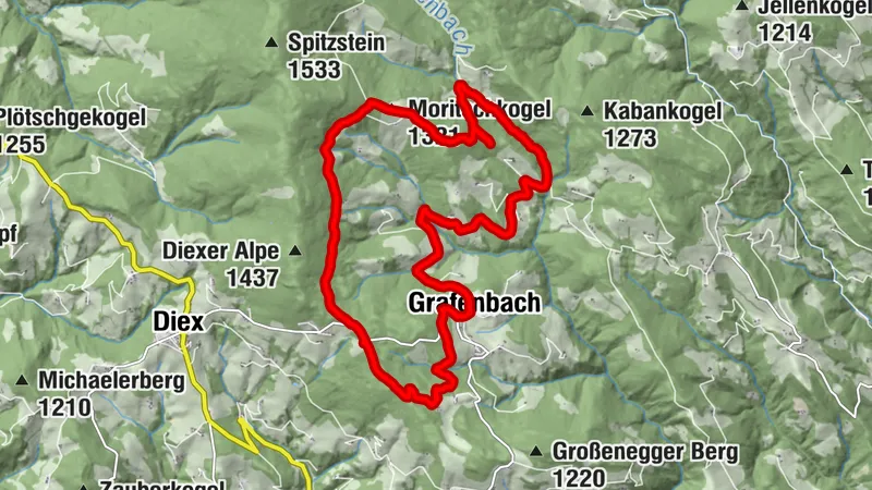 Rundweg Grafenbach, Moritschkogel