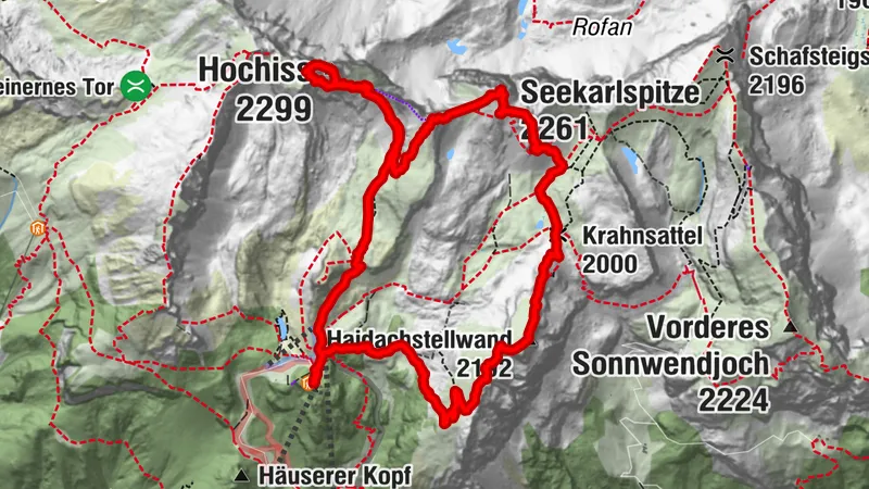 5 Gipfel Klettersteig Achensee