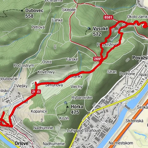 Kastiel Orlove/ Povazsky Hrad