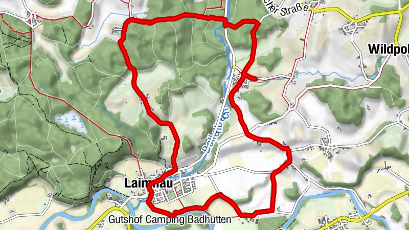 Landschaftlich sehr schöner Rundweg