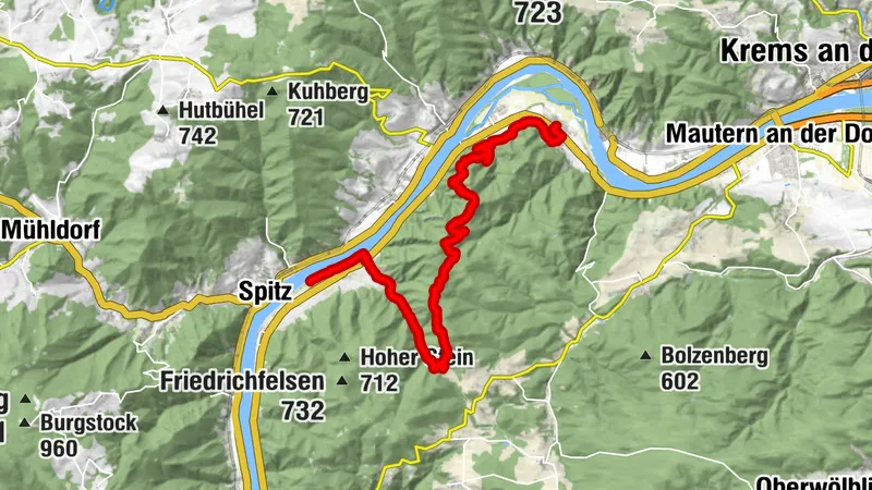 Welterbesteig Wachau im Winter 11: Hofarnsdorf-Rossatz