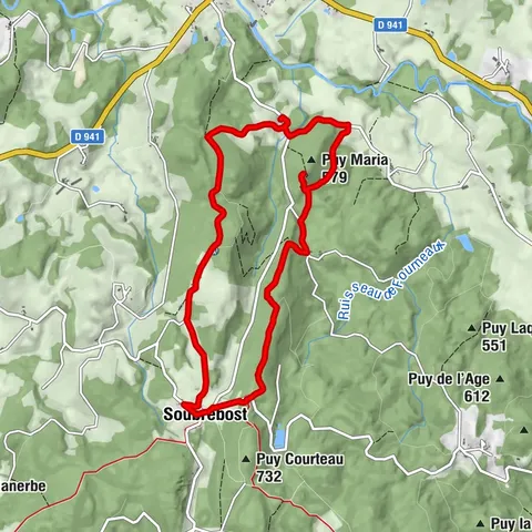 Circuit VTT N°5 : "Sur les pas de Martin Nadaud"