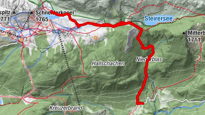 von Tauplitz zur Tauplitzalm per pedes