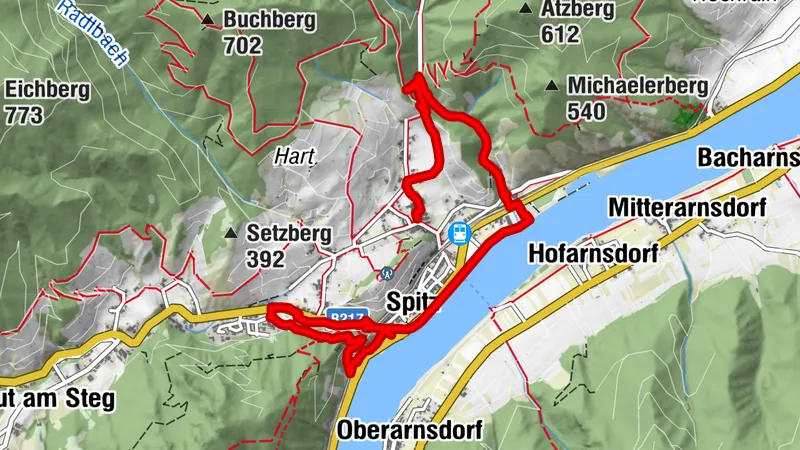Winterwandern am Wassergeistweg in Spitz