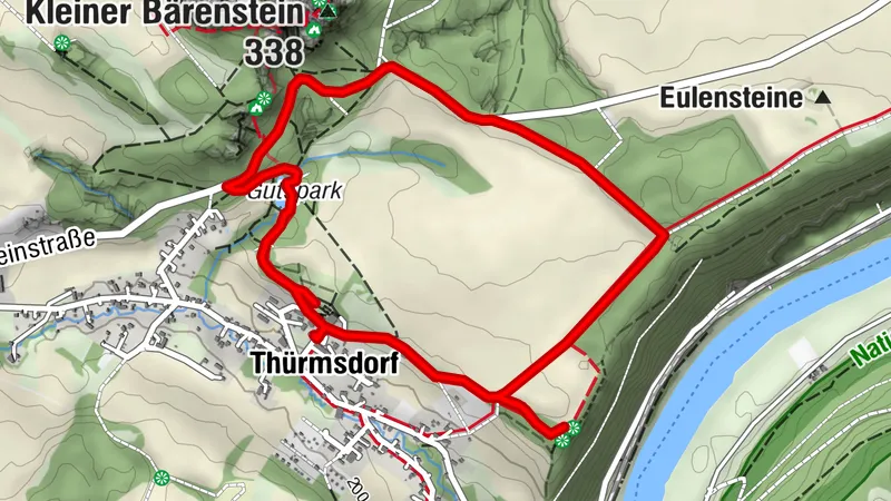Rollstuhl-Tour "Thürmsdorfer Aussichten"