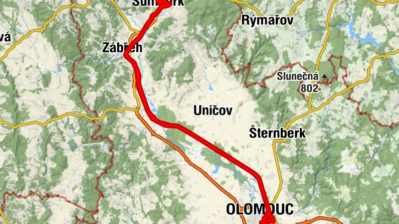 Šumperk, okres Šumperk/Czechia