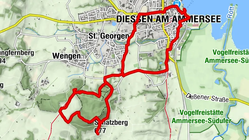 Route 45: Burgwald-Lehrpfad und Schatzbergalm
