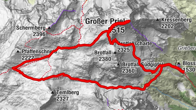 Totes Gebirge: Zum Großen Priel