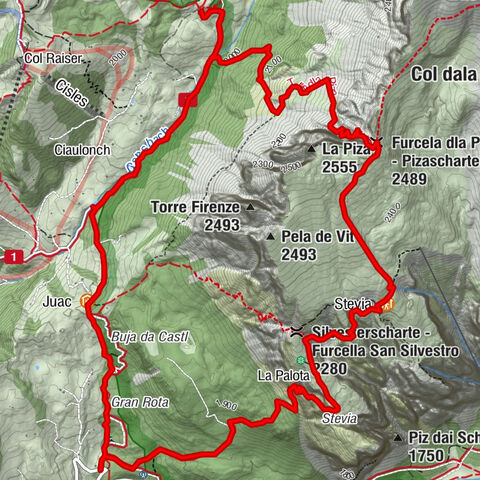 Steviahütte - Nadelscharte, Regensburger Hütte