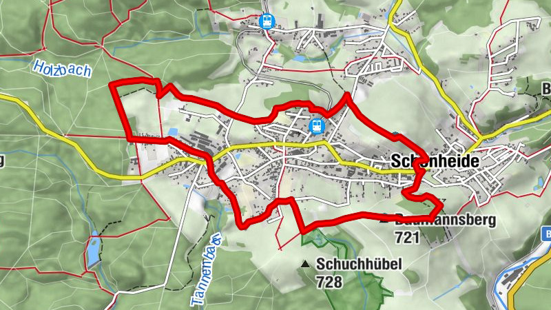 Schönheide - Ortsrunde West