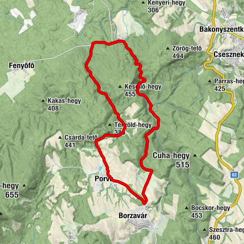 Cuha trail 1.0 Bakonyszentlászló, Magyarország