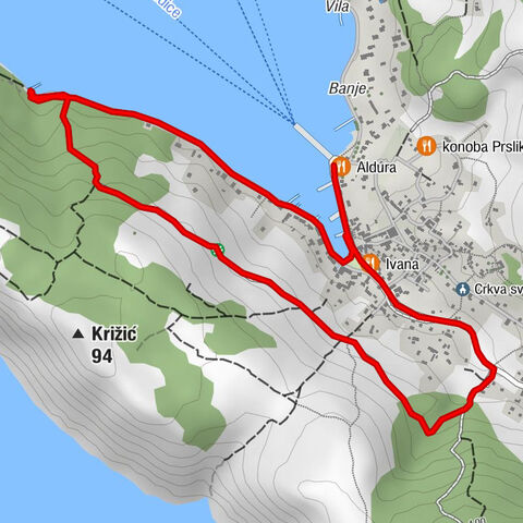 Zlarin, gemütliche Wanderung