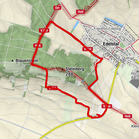 VIA.CELLA VINARIA circular hiking route from cellar lane to cellar district