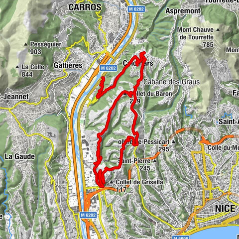 FFC cycling circuit No. 12: Tour of the vineyards of Bellet