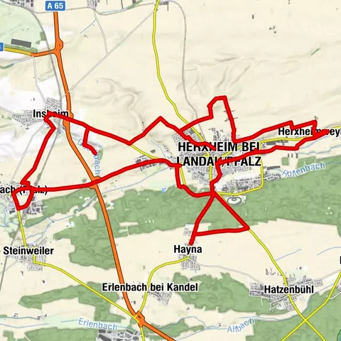 Picnic route around Herxheim