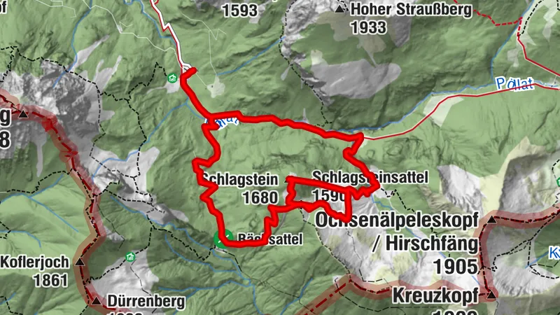 Mountain tour Schlagstein