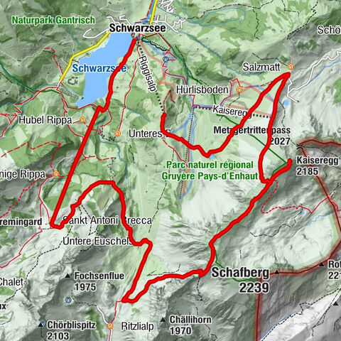 Rigisalp - Kaiseregg - Brecaschlund