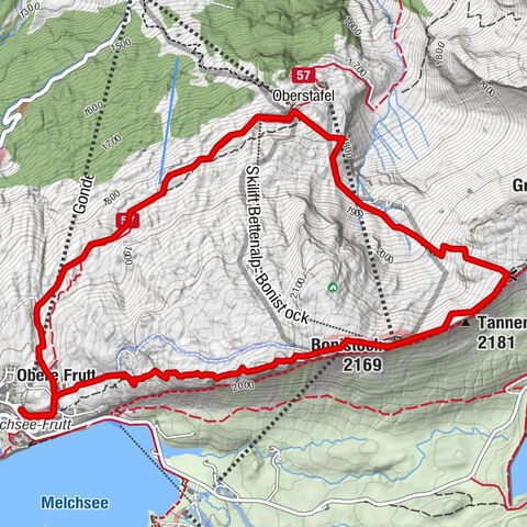 Halbtagestour Melchsee-Frutt - Bonistock - Bettenalp - Melchsee-Frutt