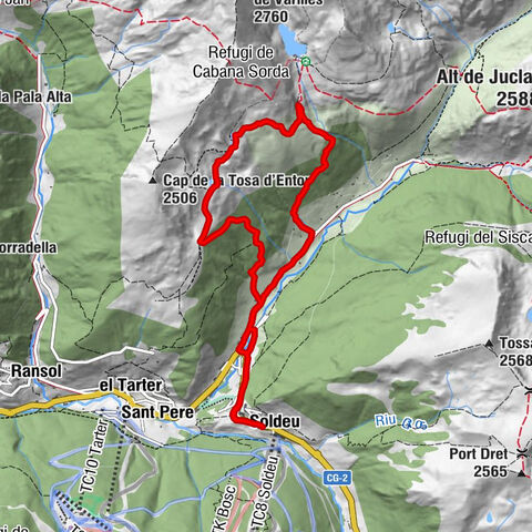 Soldeu - Estany de Querol - Basses de les Salamandres - near Estany Cabana Sorda
