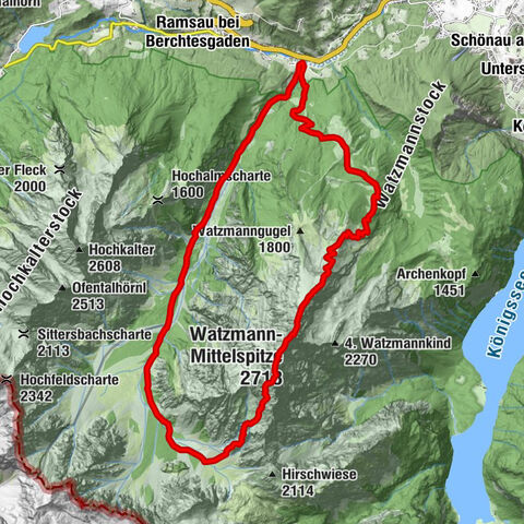 Watzmann Überschreitung an einem Tag