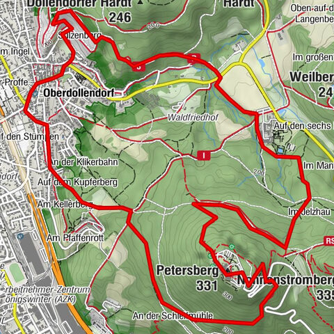 Petersberg im Siebengebirge (Rheinland)