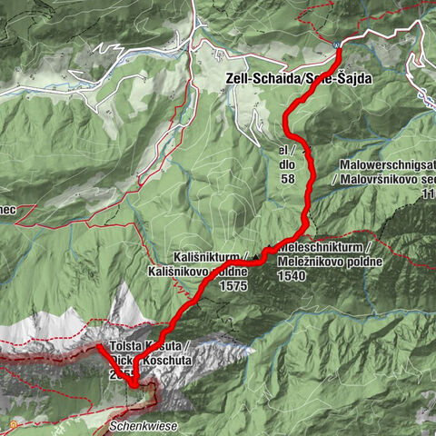 Schaidasattel - Tolsta Koschuta