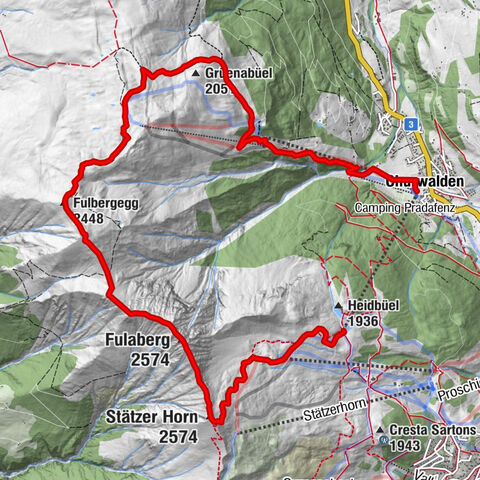 Churwalden - Windegga - Fuulberg - Stätzerhorn