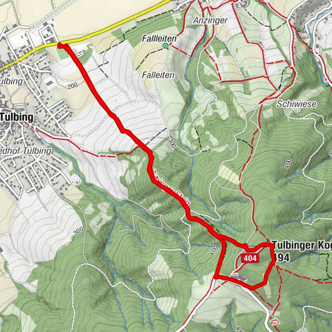 Tulbing Sportplatz Tulbinger Kogel retour 05.11.2015