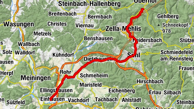 Hasel Valley cycle route