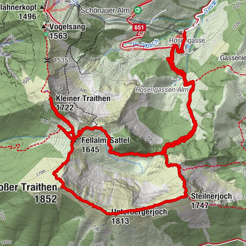 Kleiner und großer traithen von rosengasse