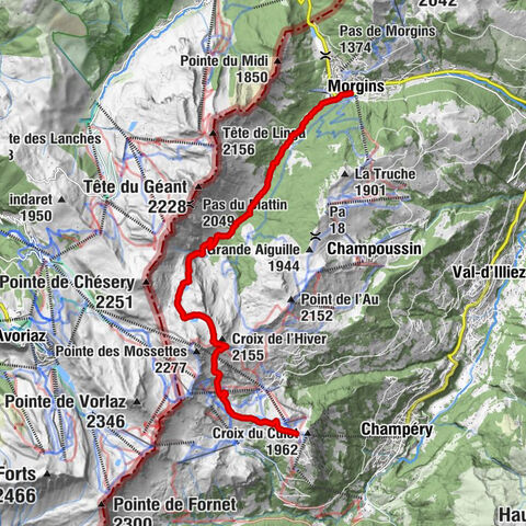 De Planachaux à Morgins en passant par le Lac Vert et Chésery