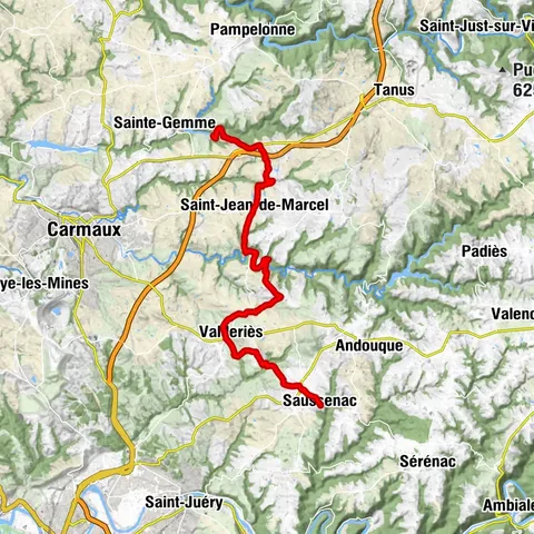 Tour du Tarn on horseback: Sainte-Gemme / Saussenac