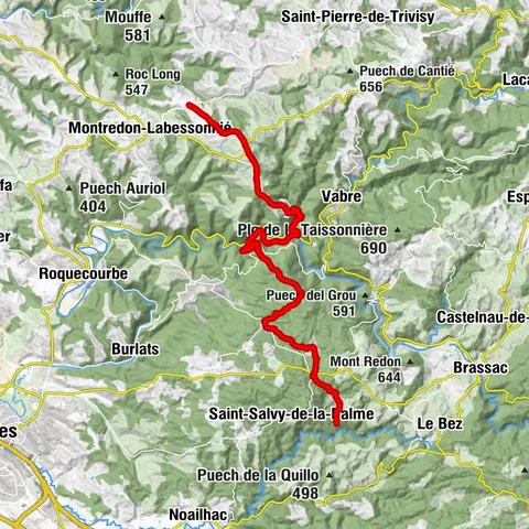Tour du Tarn on horseback: Montredon-Labessonnié / Cambounès