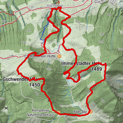 Immenstädter Horn - Gschwender Horn