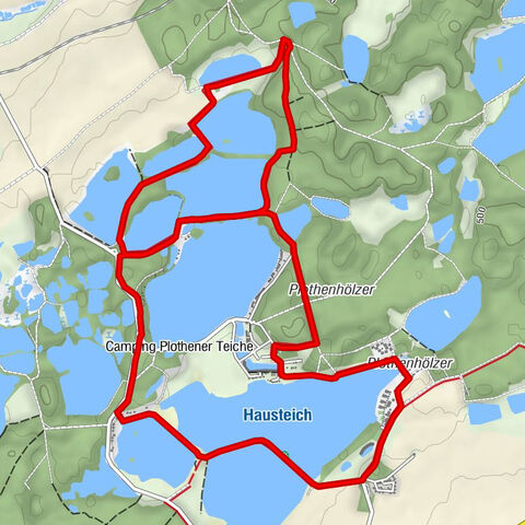Circular hiking trail for children - "1000-Ponds-Circular Route"