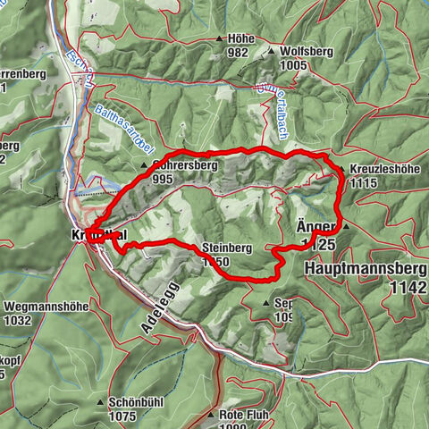 Kreuzthal und Kreuzleshöhe