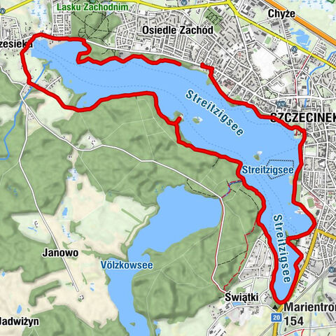 Neustettin See Runde